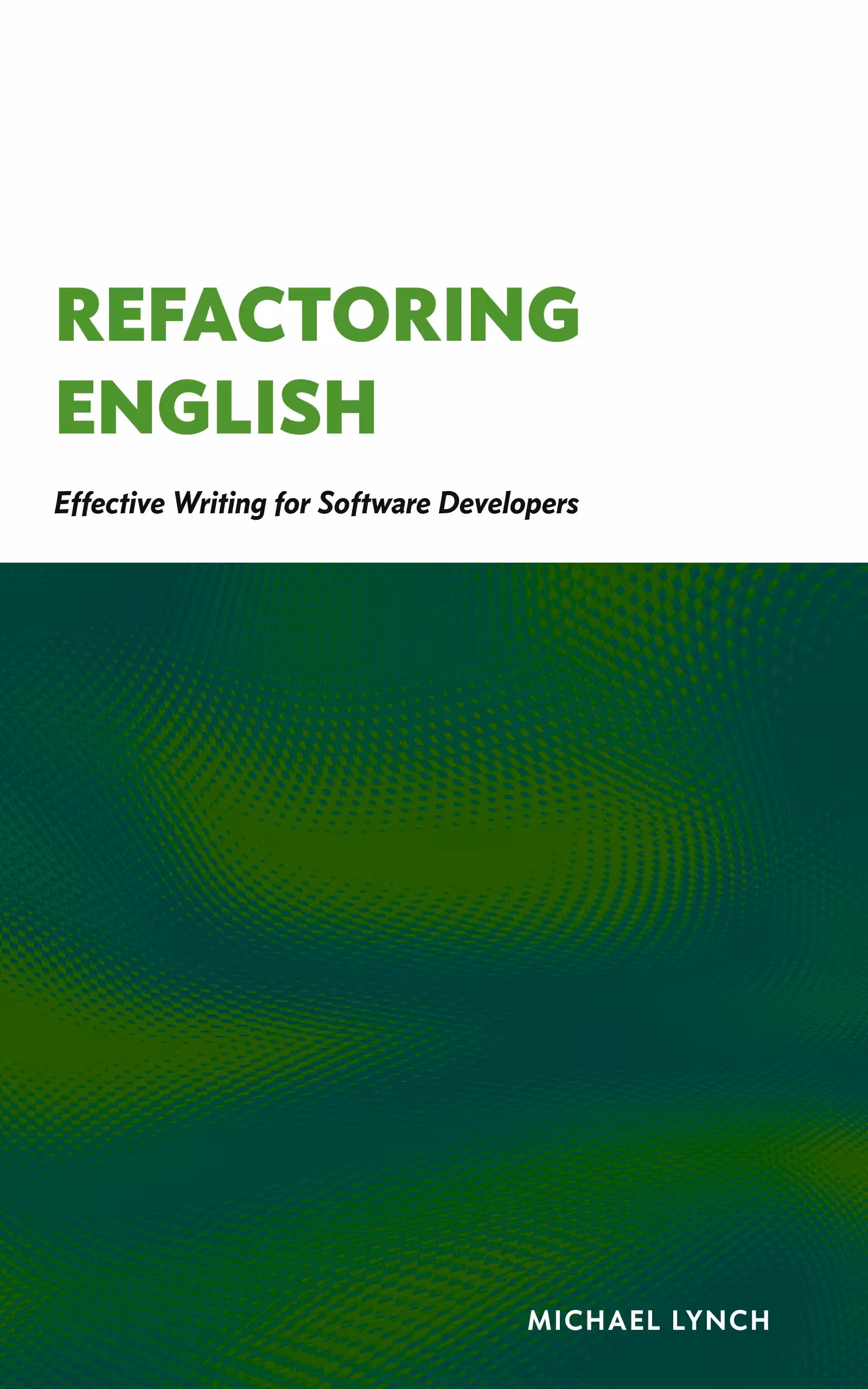 Refactoring English book cover